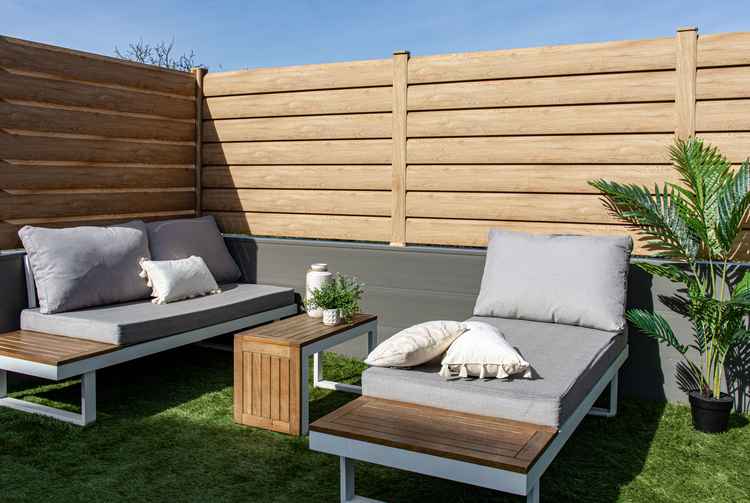 Clôture PVC plaxé Closéa